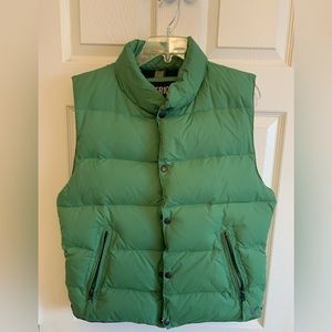 American Eagle Green Puffer Vest Men’s